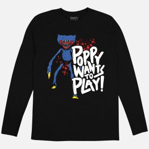 Poppy Wants To Play Long Sleeve Tee