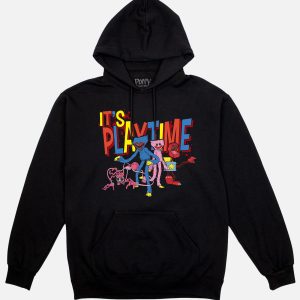 It's Playtime Poppy Gang Drawstring Hoodie