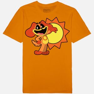 DogDay Cartoon Sun Orange Tee