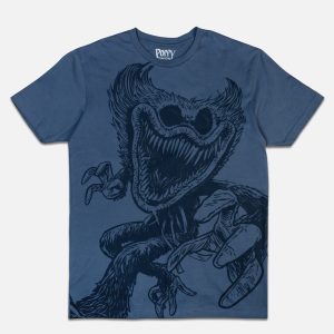 Nightmare Huggy Wuggy Oversize Print Tee